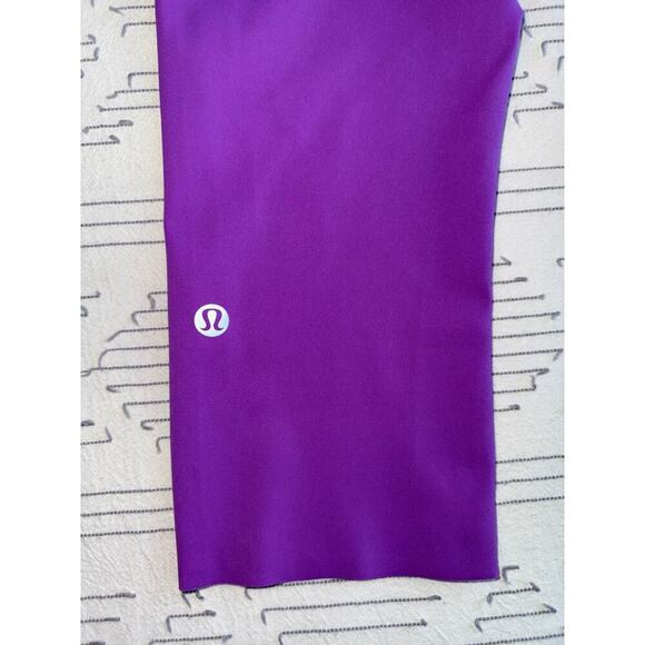 Lululemon Fast and Free High-Rise Crop 19" Moonlit Magenta Sz 6 - Picture 7 of 8